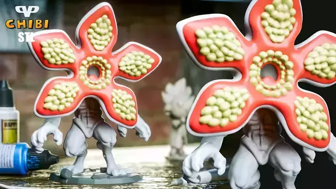Demogorgon Chibi Stranger Things STL for 3D Printing ChibiSTL