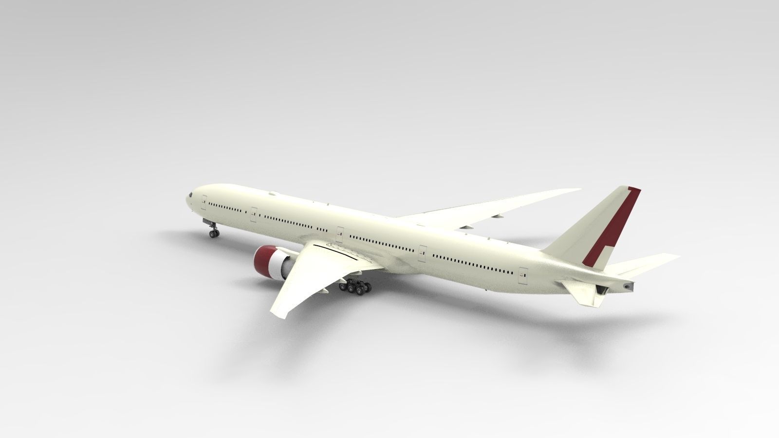 Boeing 777-300ER 3D model_1
