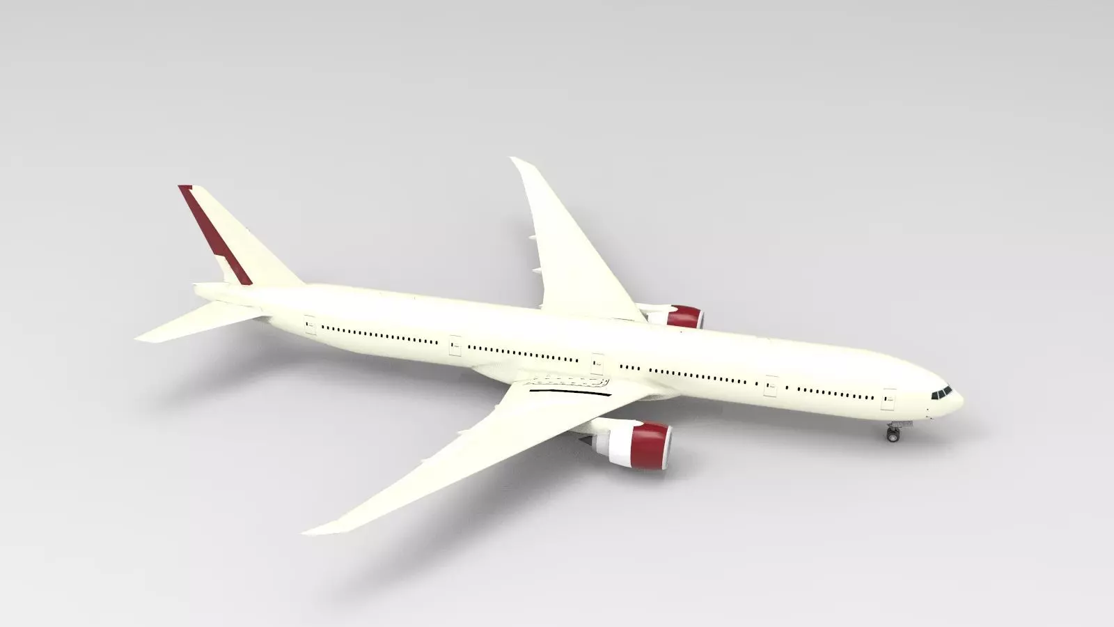 Boeing 777-300ER 3D model_0