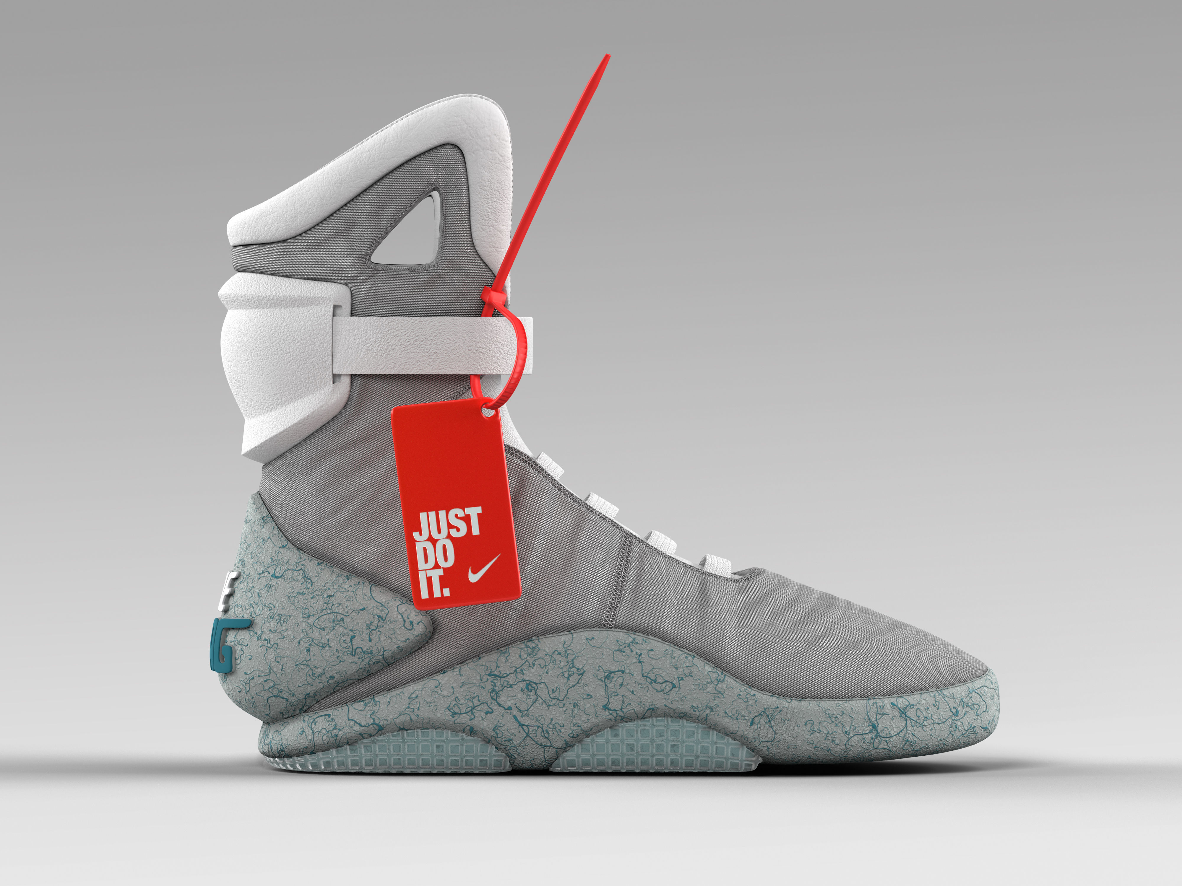 NIKE MAG Low-poly 3D model_5