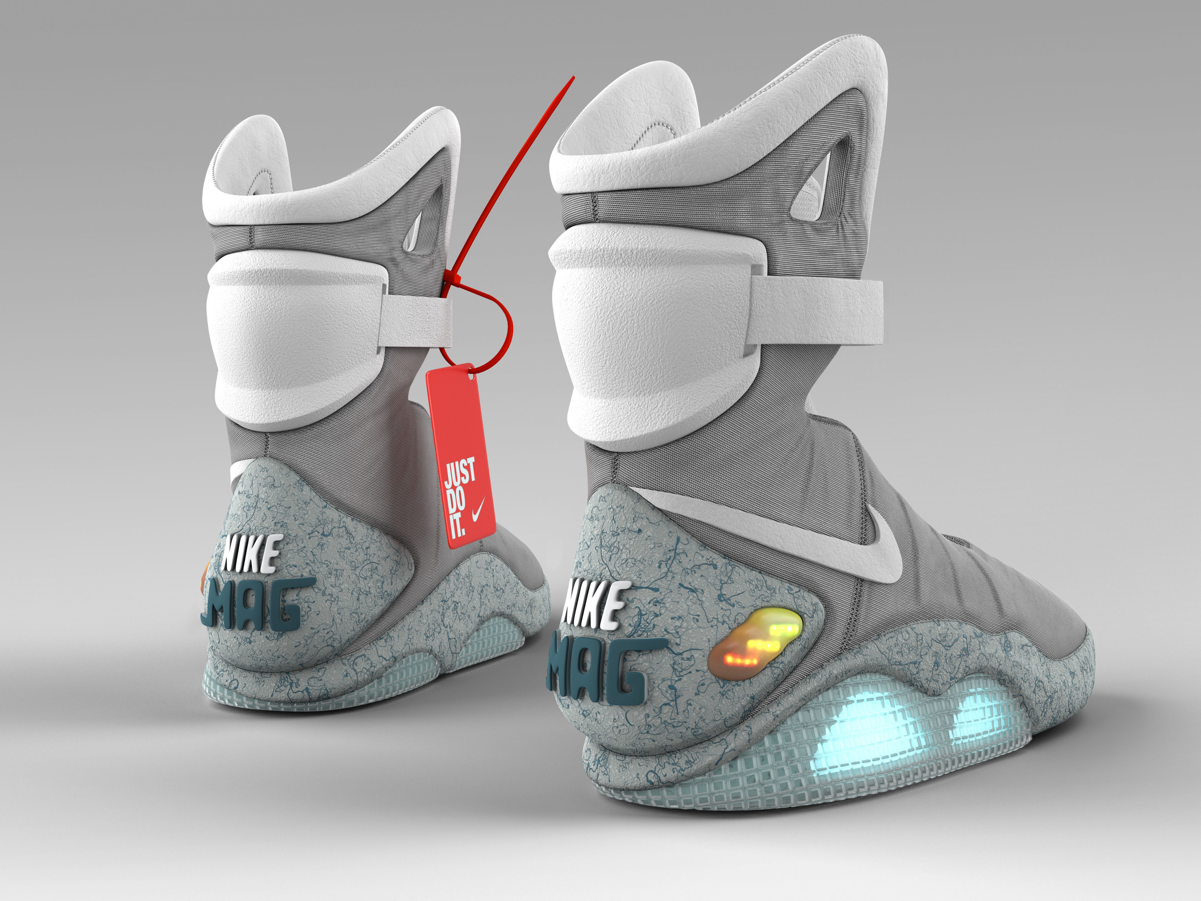 NIKE MAG Low-poly 3D model_1