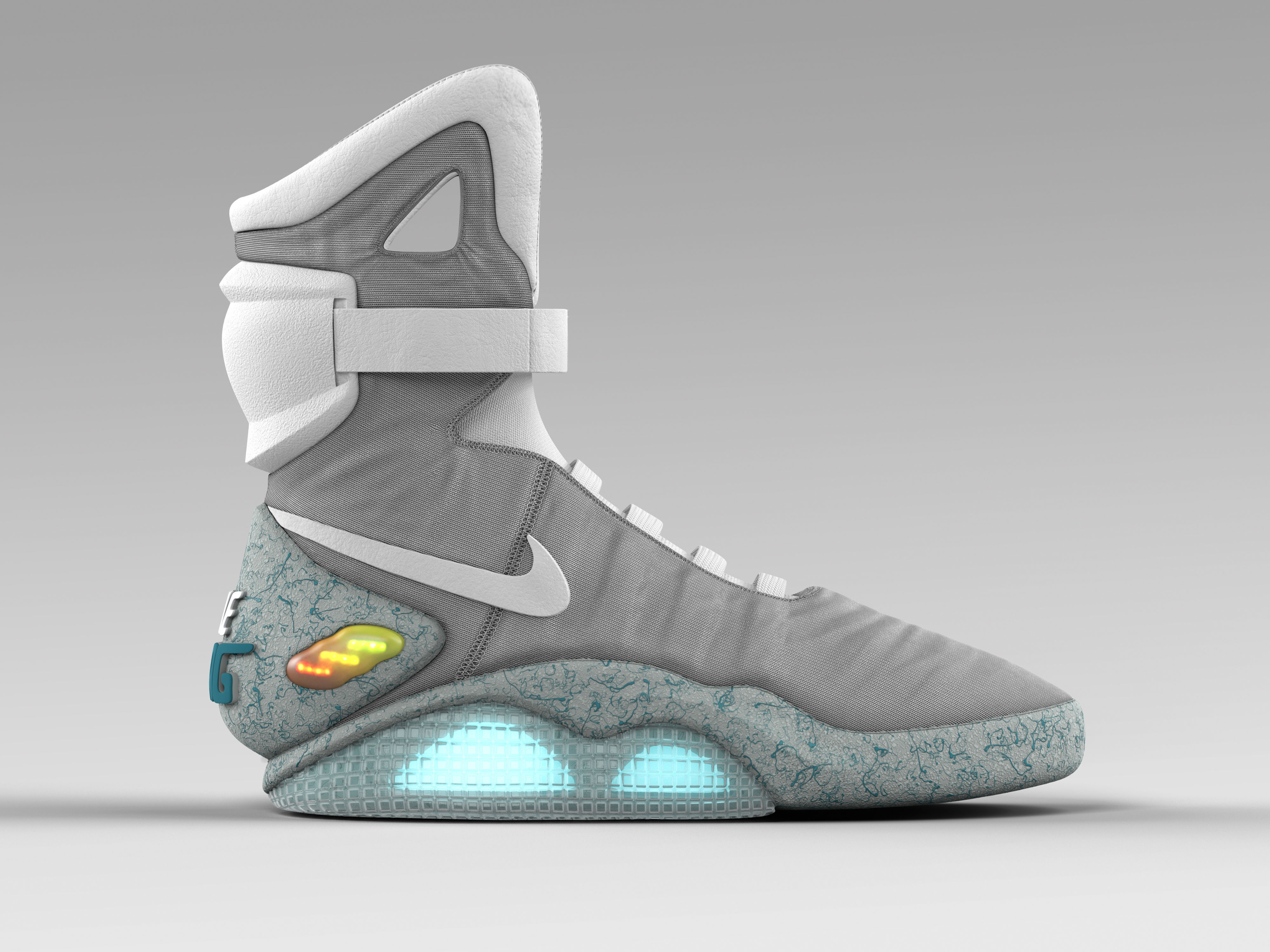 NIKE MAG Low-poly 3D model_4