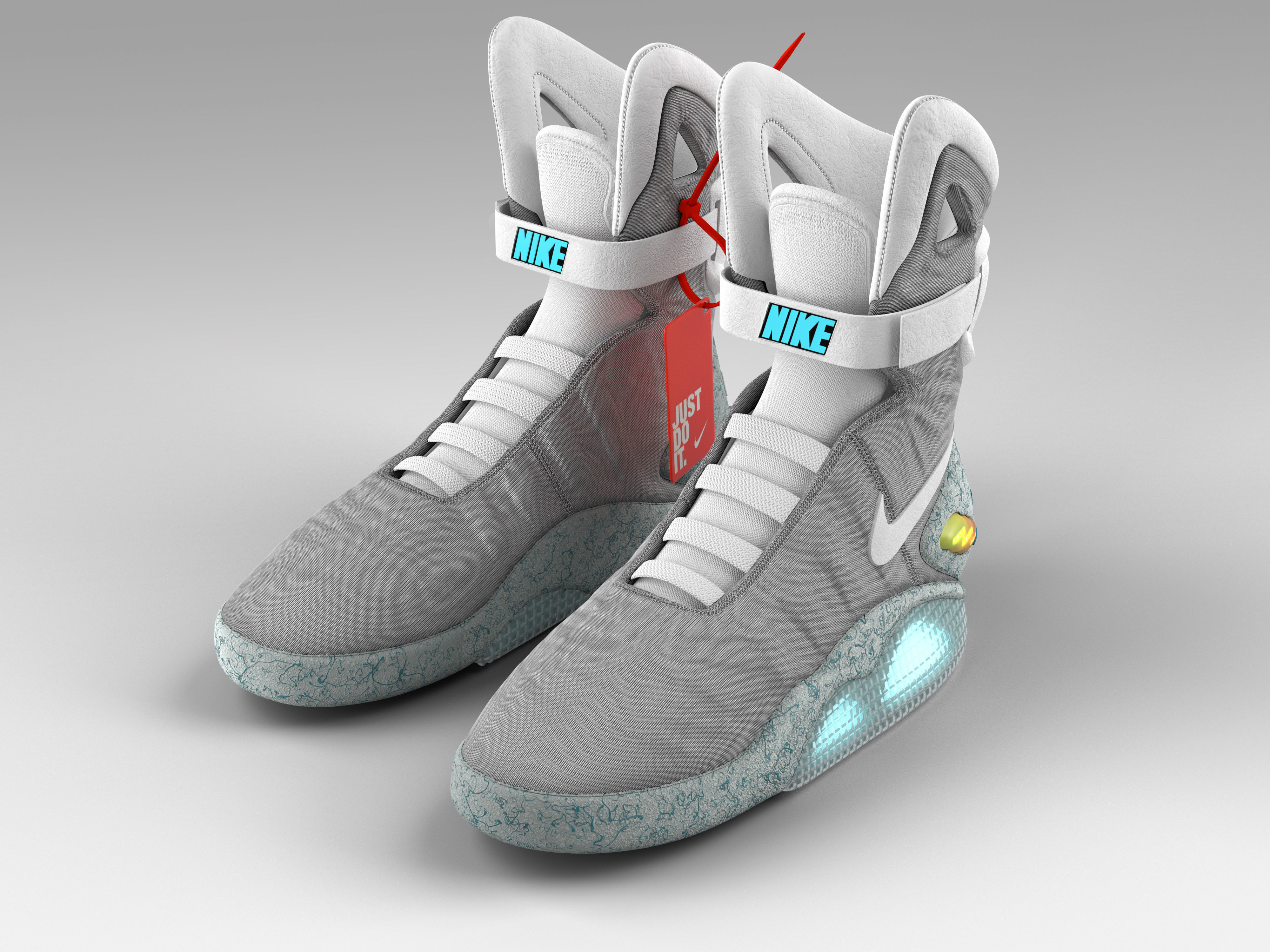 NIKE MAG Low-poly 3D model_2