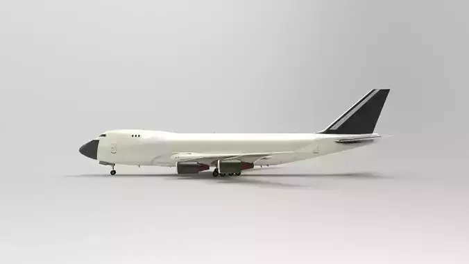 Boeing 747-400F 3D model
