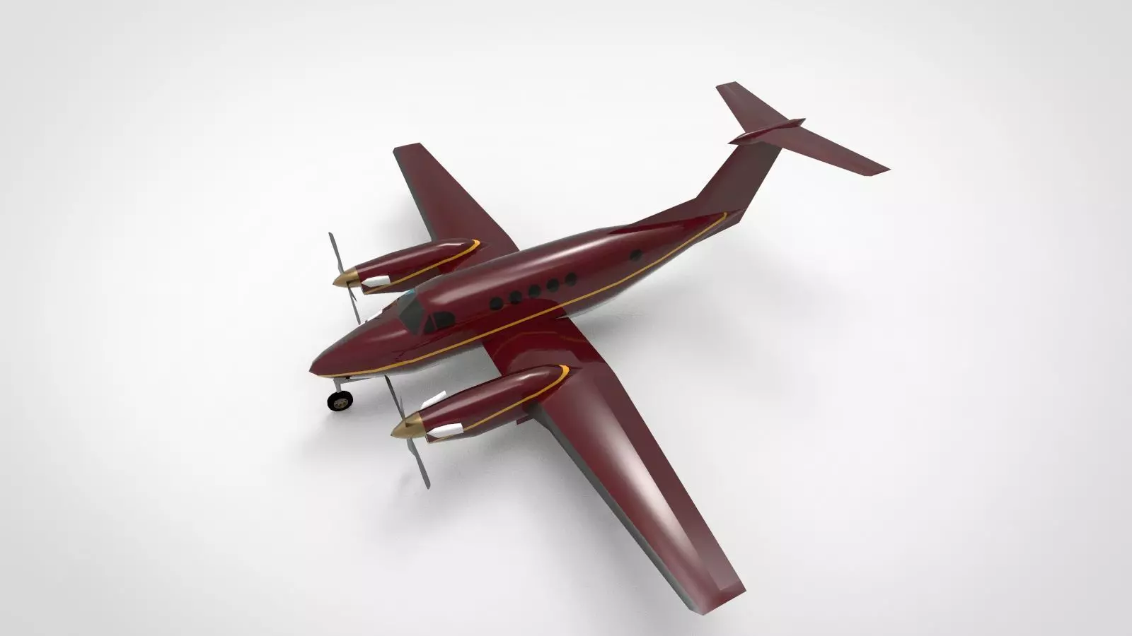 Beechcraft King Air 3D model