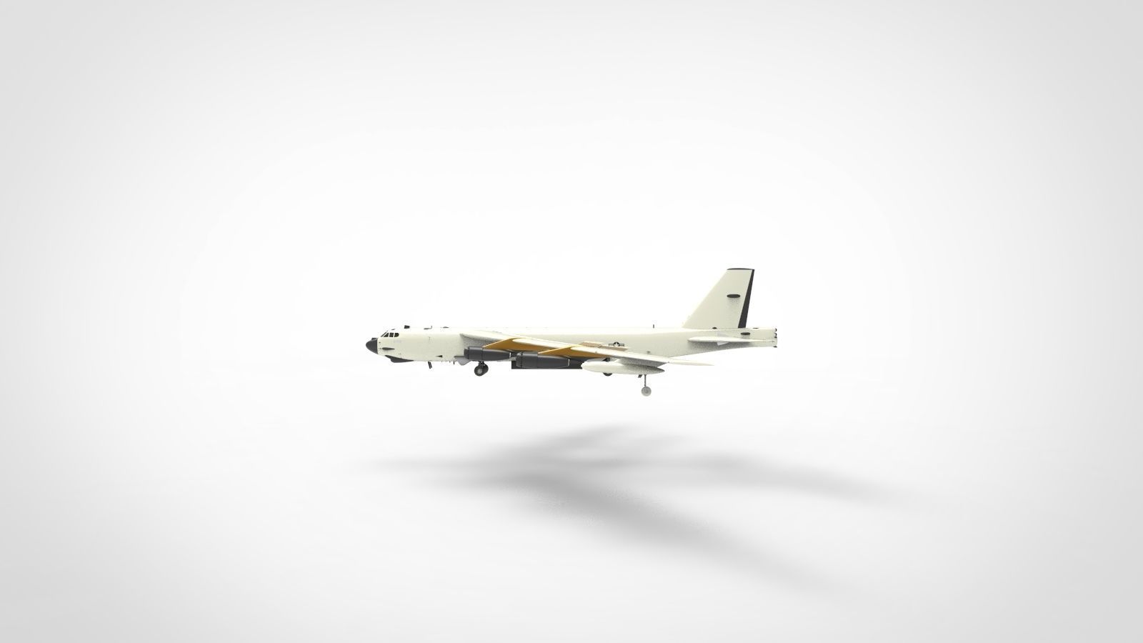 B-52 Stratofortress 3D model_4