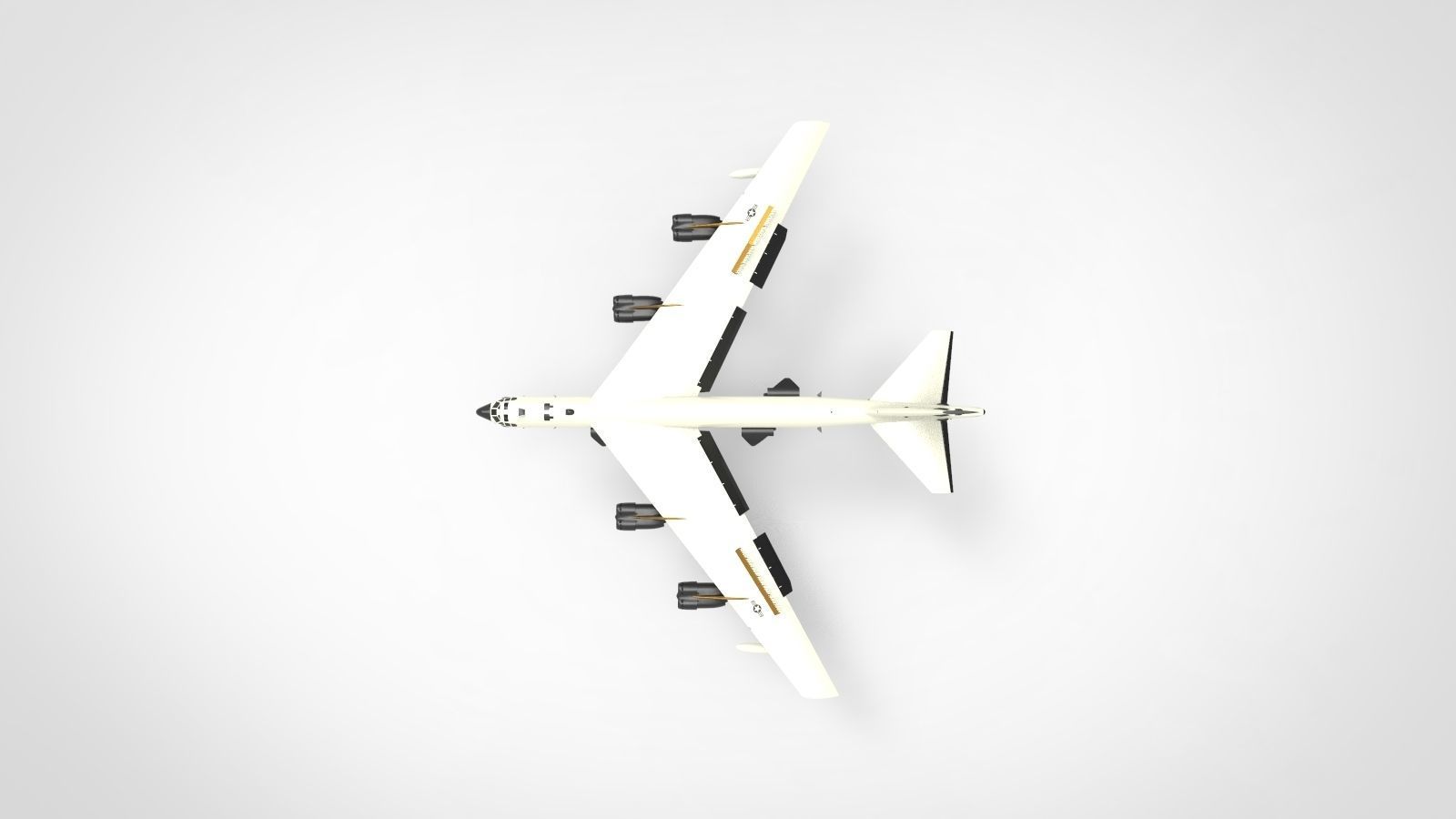 B-52 Stratofortress 3D model_2