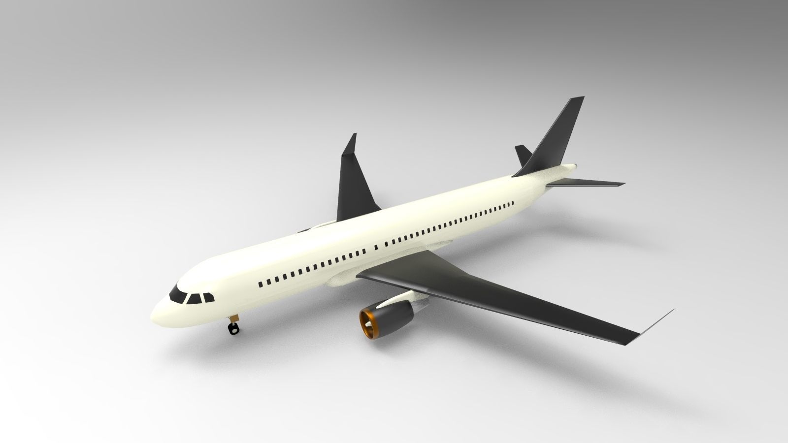 Airbus A320neo 3D model_3