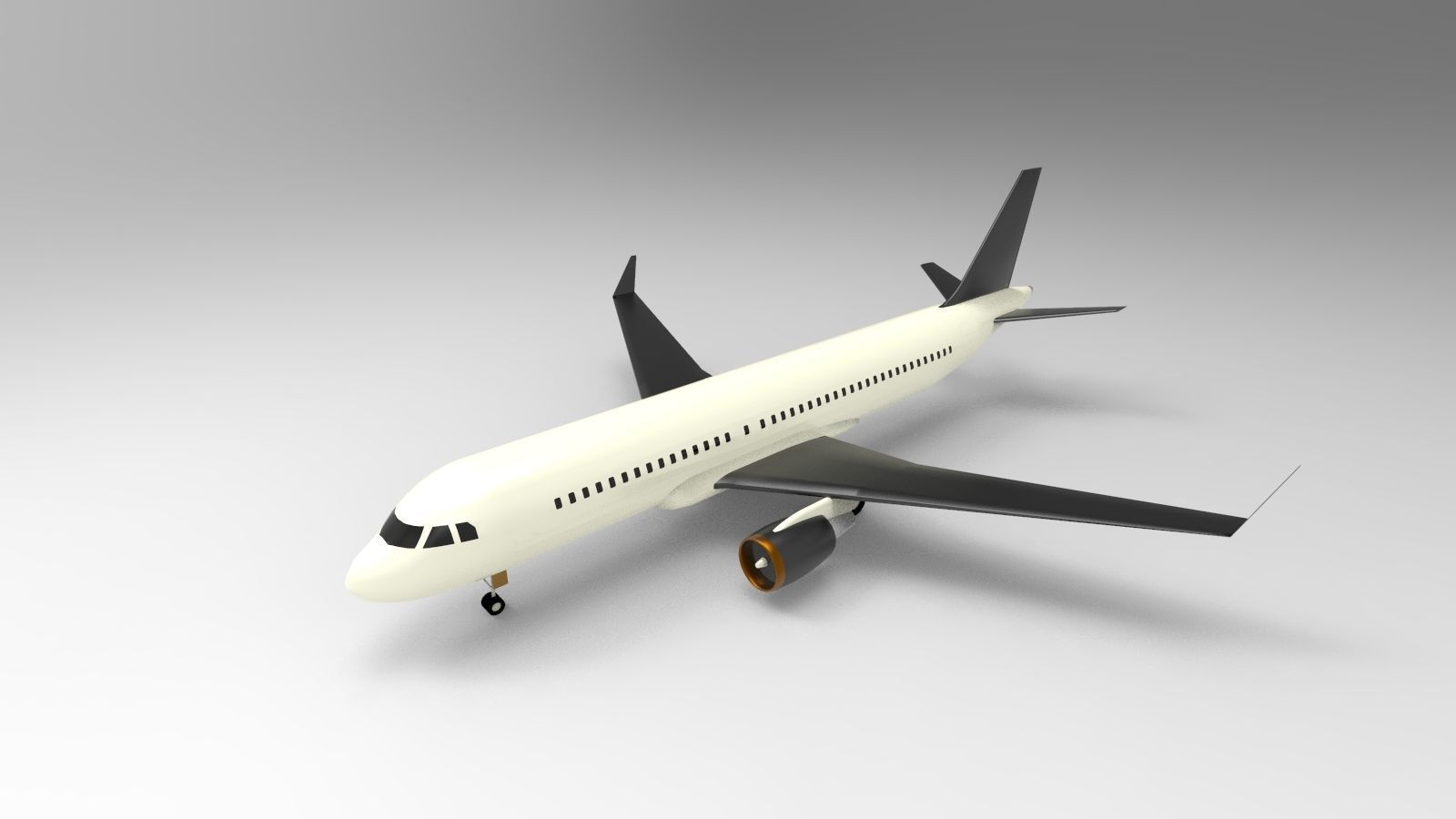 Airbus A320neo 3D model_5
