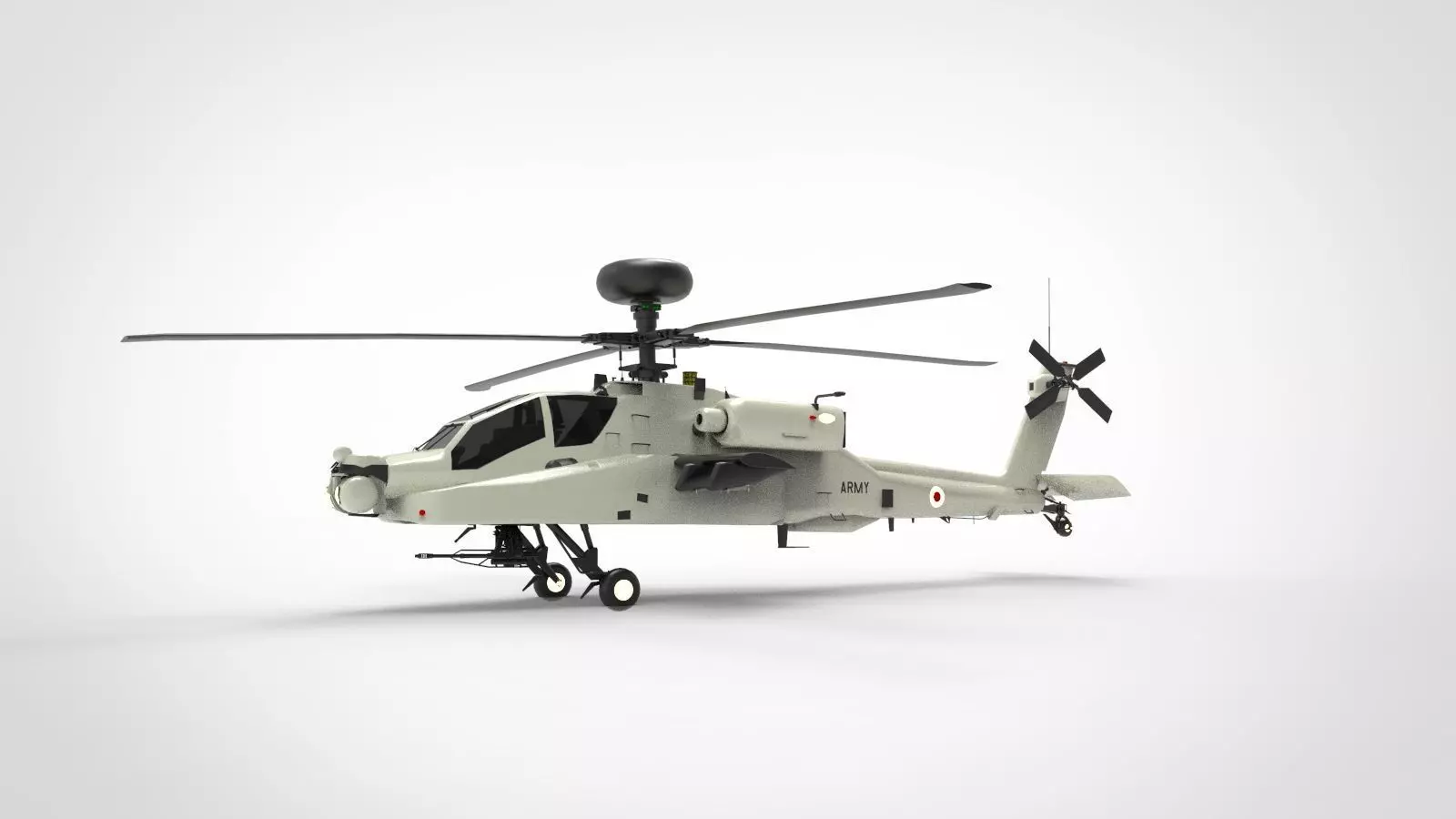 AH-64 Apache 3D model