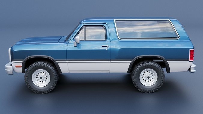 Dodge Ramcharger 1991 3D print model 4