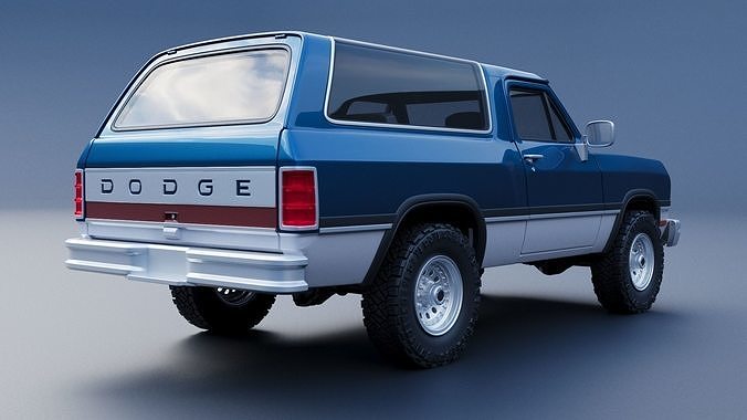 Dodge Ramcharger 1991 3D print model 6