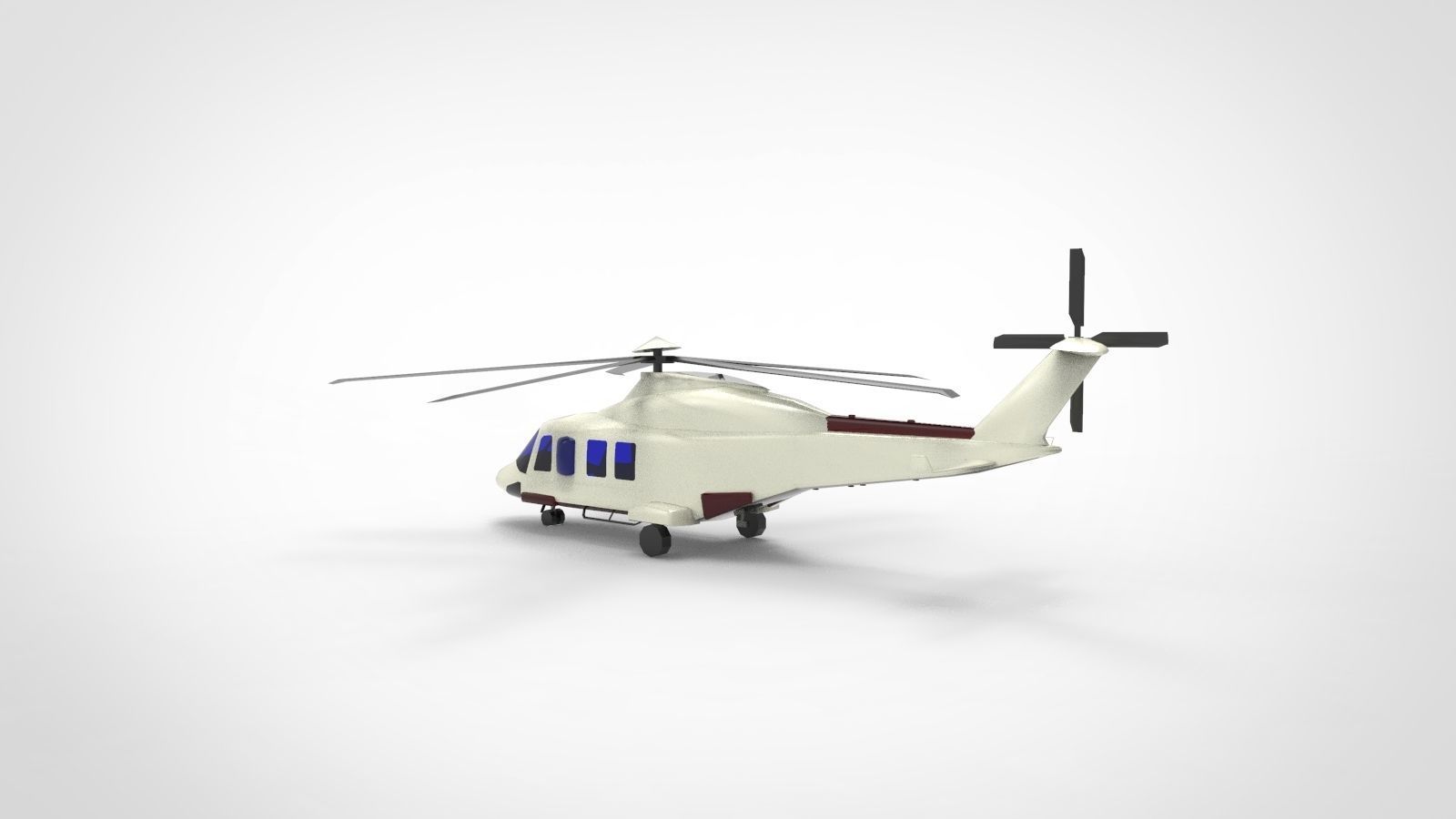 AgustaWestland AW139 3D model_2
