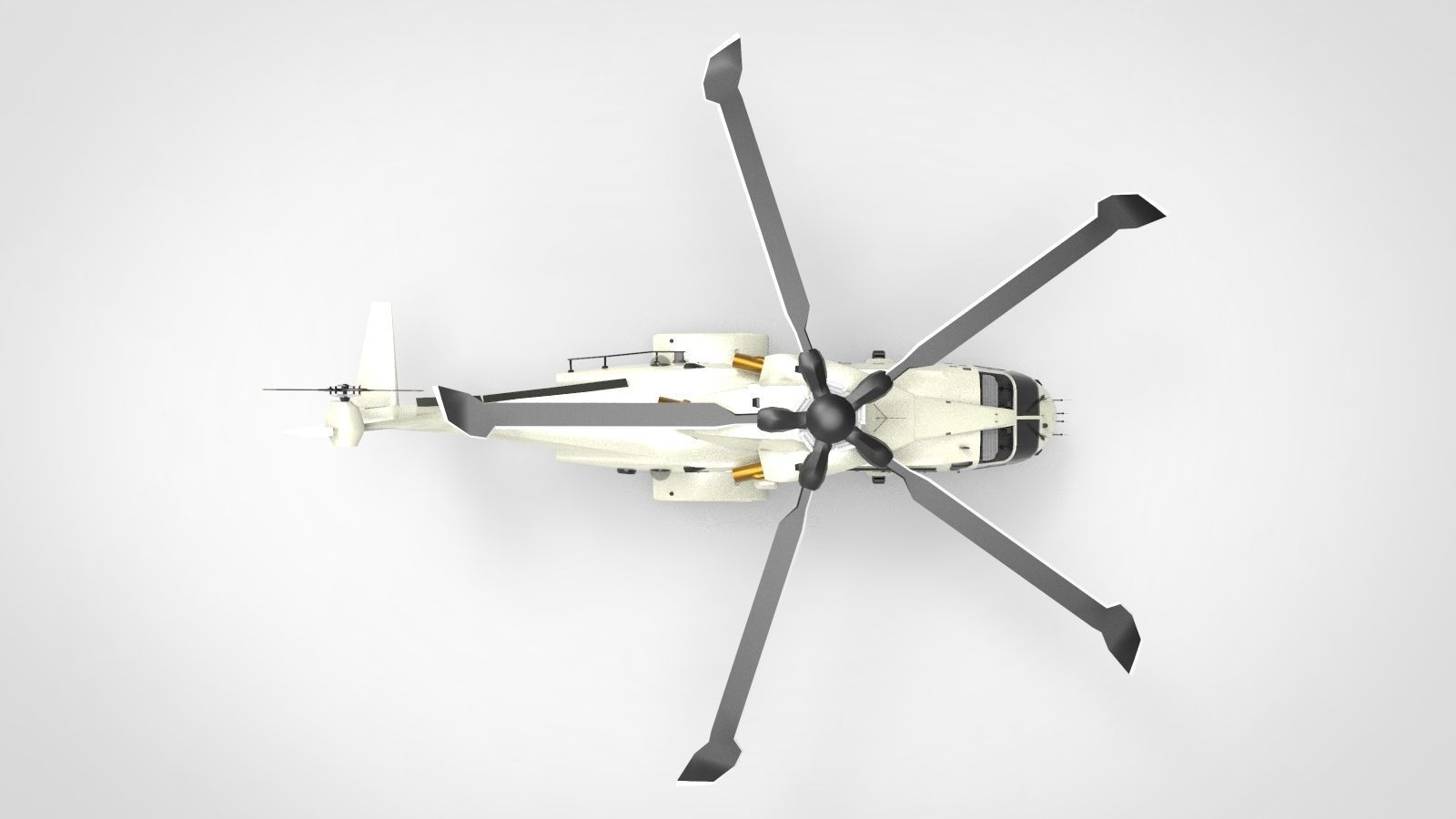 AgustaWestland AW101 3D model_2