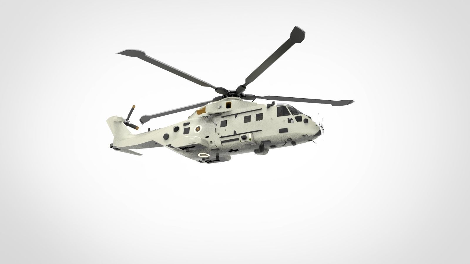 AgustaWestland AW101 3D model_4