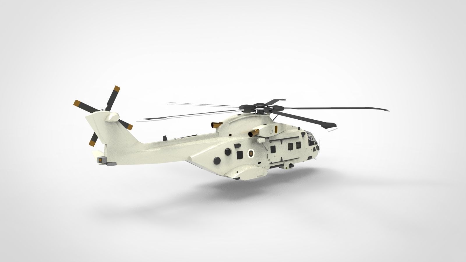 AgustaWestland AW101 3D model_3