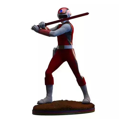 Chounshinsei Flashman - Red Flash 3D print model