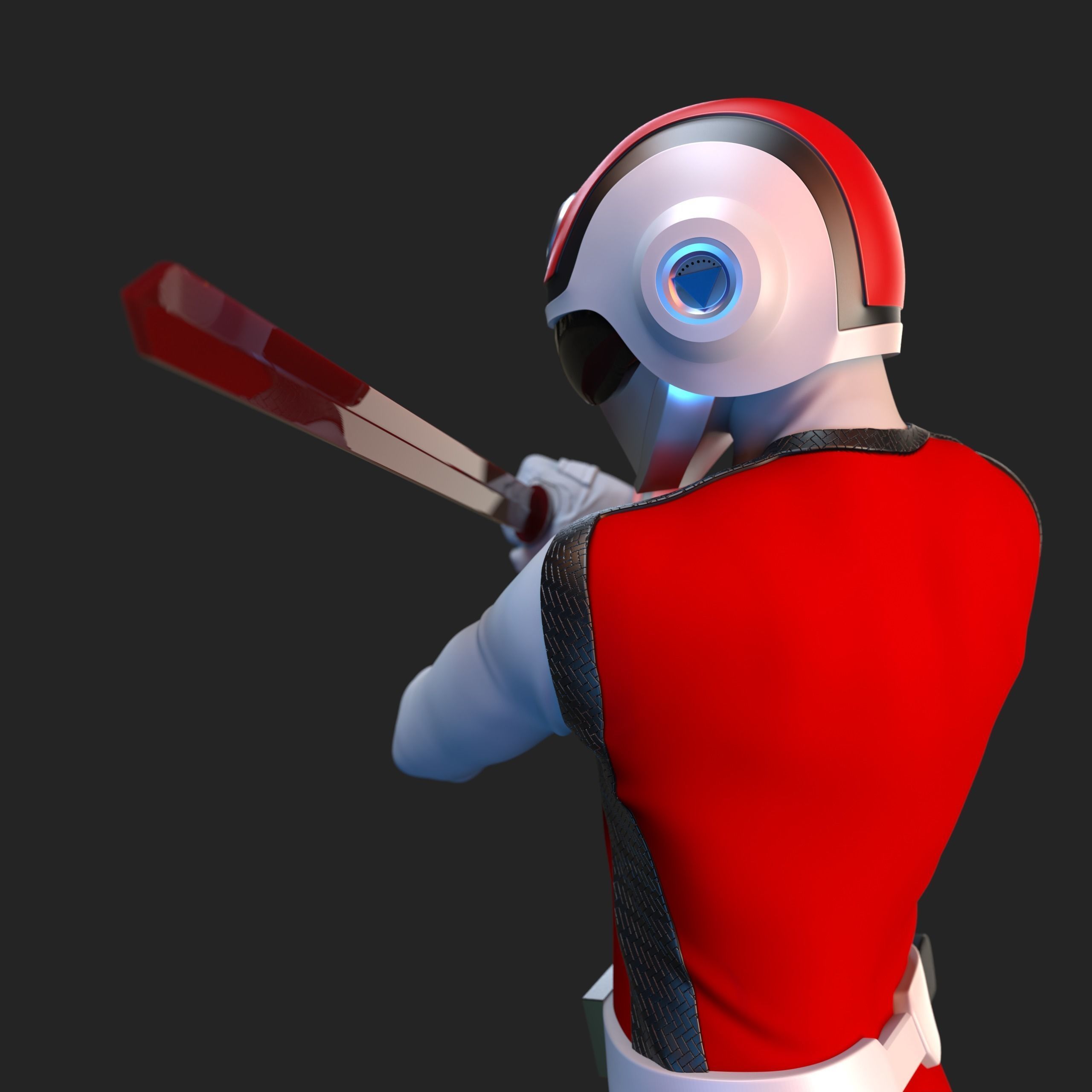 Chounshinsei Flashman - Red Flash 3D model 3D printable | CGTrader