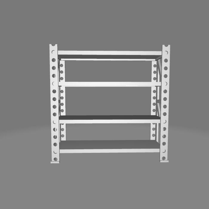 Stuff Rack V2 Scale Diorama 3D print model_4