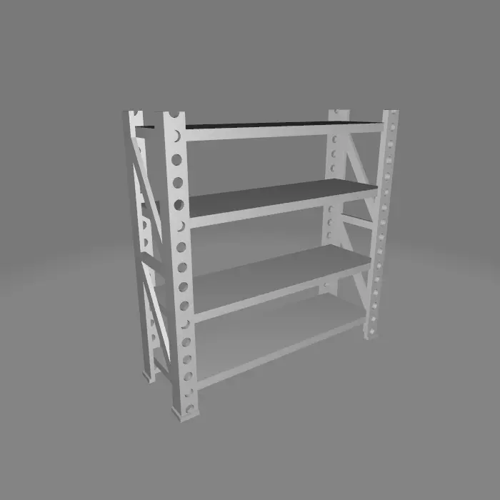 Stuff Rack V2 Scale Diorama 3D print model_0