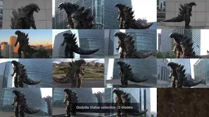 Godzilla Statue collection 