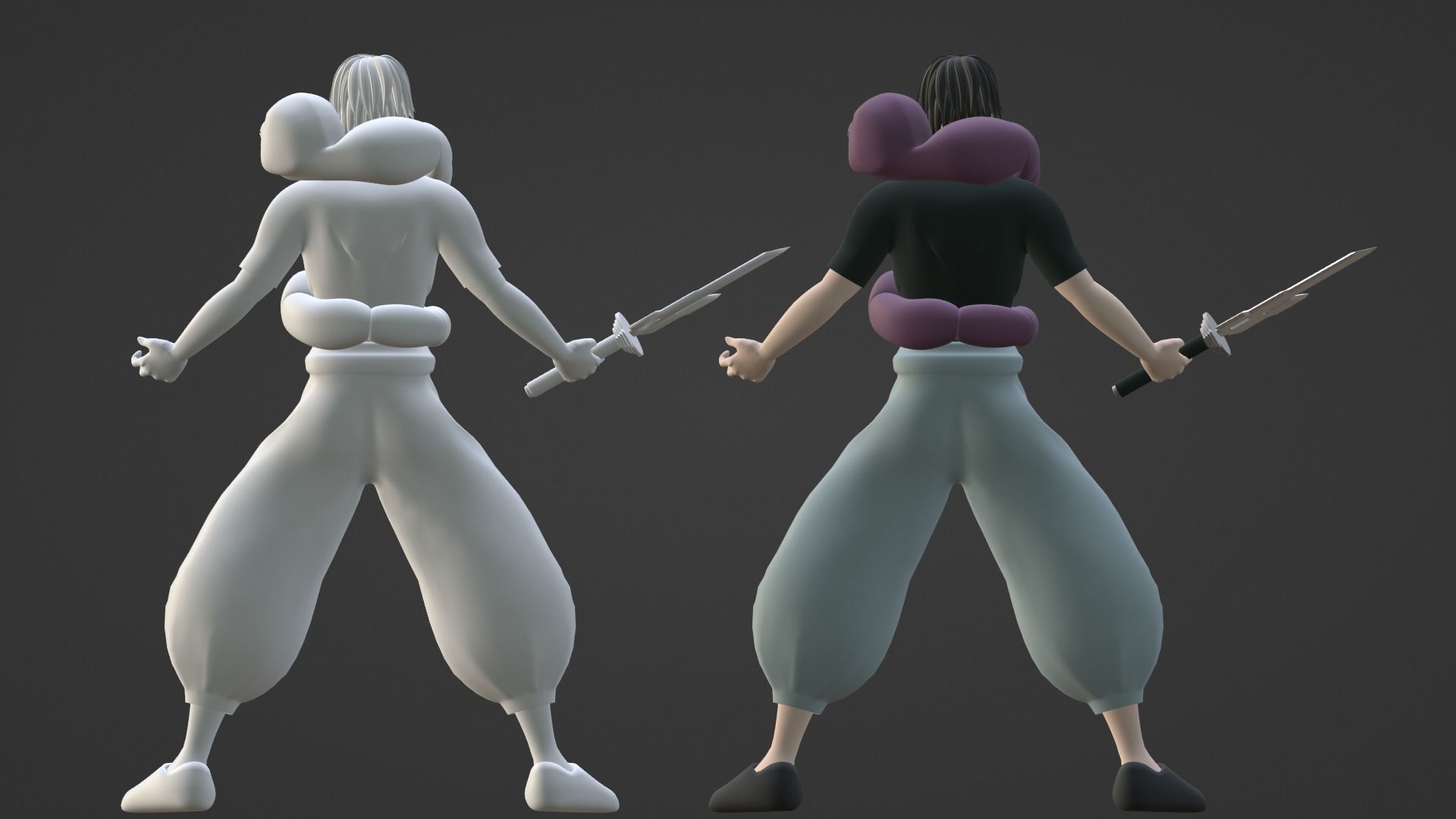 Toji Fushiguro - Jujutsu Kaisen 3D model_16