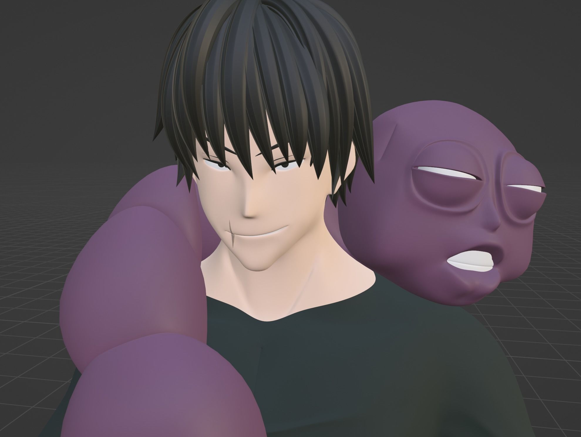 Toji Fushiguro - Jujutsu Kaisen 3D model_7