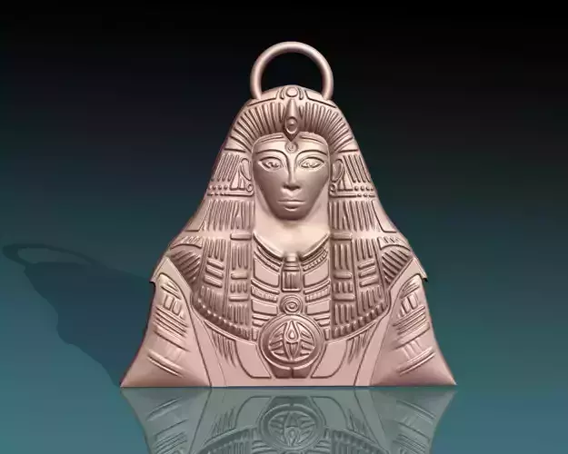Pharaonic king ancient Egypt pendant 3D print model
