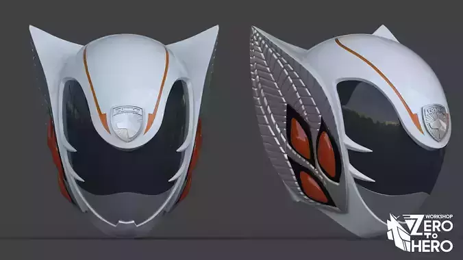 Power Ranger SPD Kat Helmet 3D print model