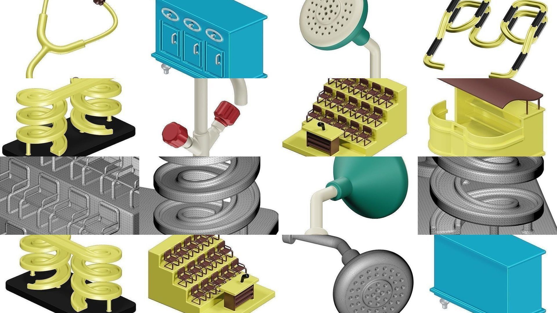 SPECTACULAR GAME ASSET COMBO PACK 3D Model Collection_9