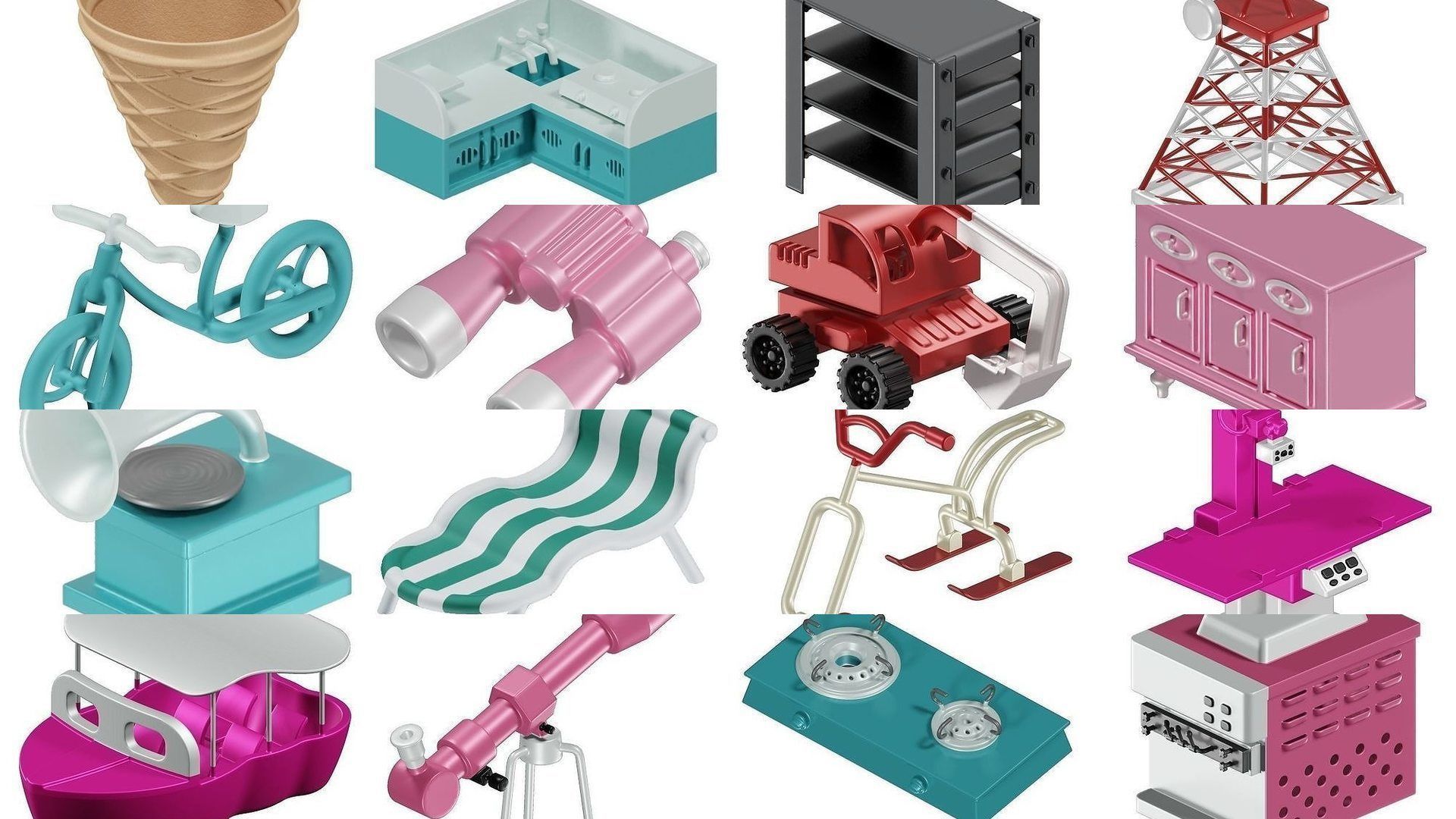 SPECTACULAR GAME ASSET COMBO PACK 3D Model Collection_3