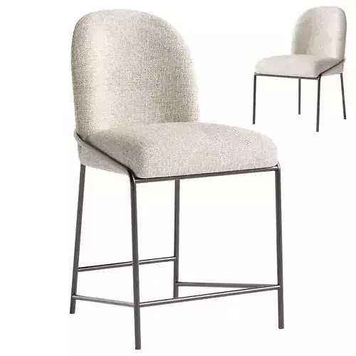 Dresta Dining Chair and Dresta Counter Stool 3D model Dresta Dining Chair and Dresta Counter Stool 3D model