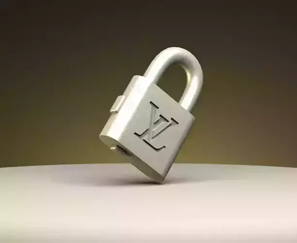 LV padlock bag 3D print model