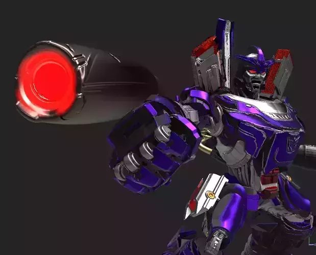 Galvatron 3d ready for print