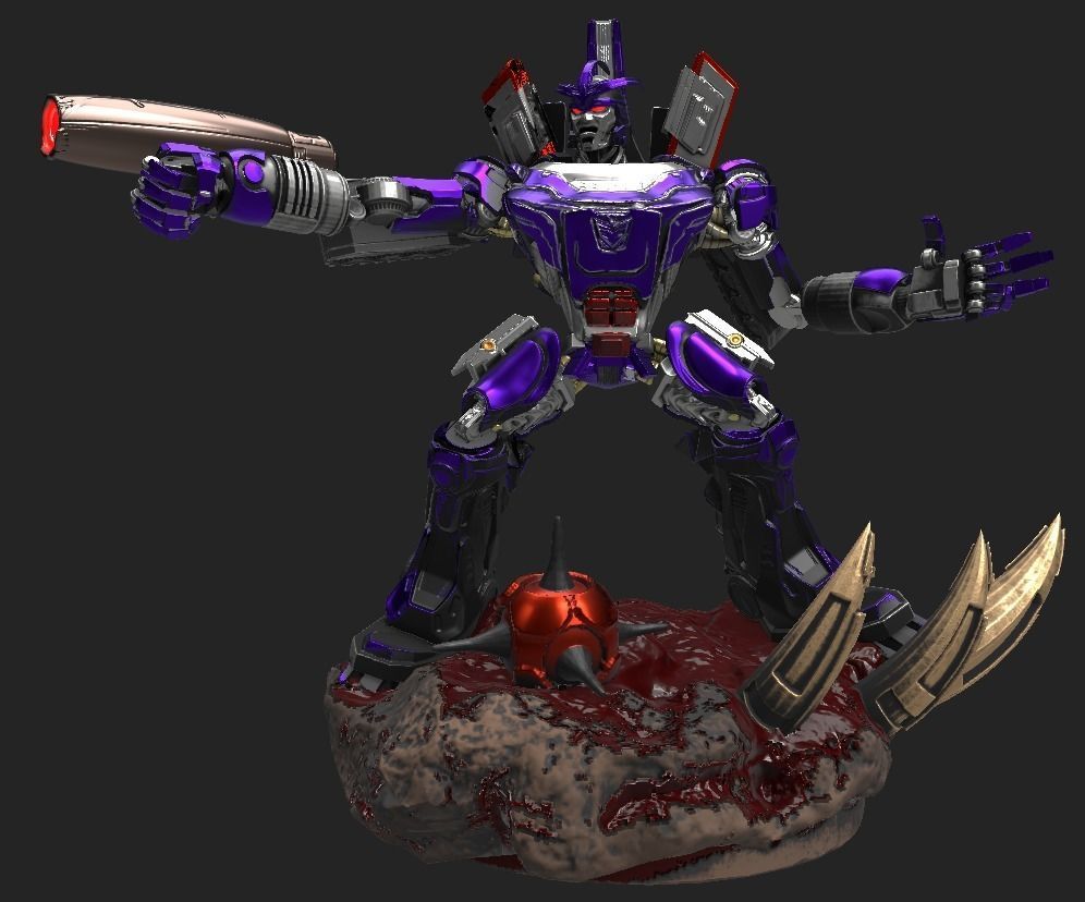 Galvatron 3d ready for print 3D print model_1