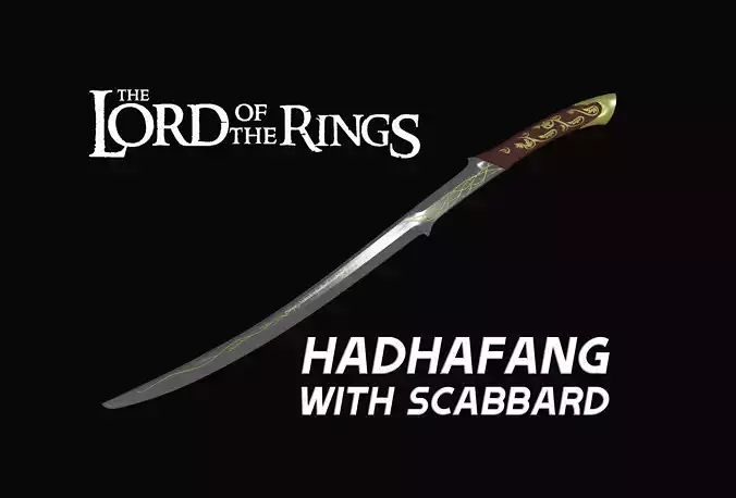 Lord of the Rings - Hadhafang 3D print model