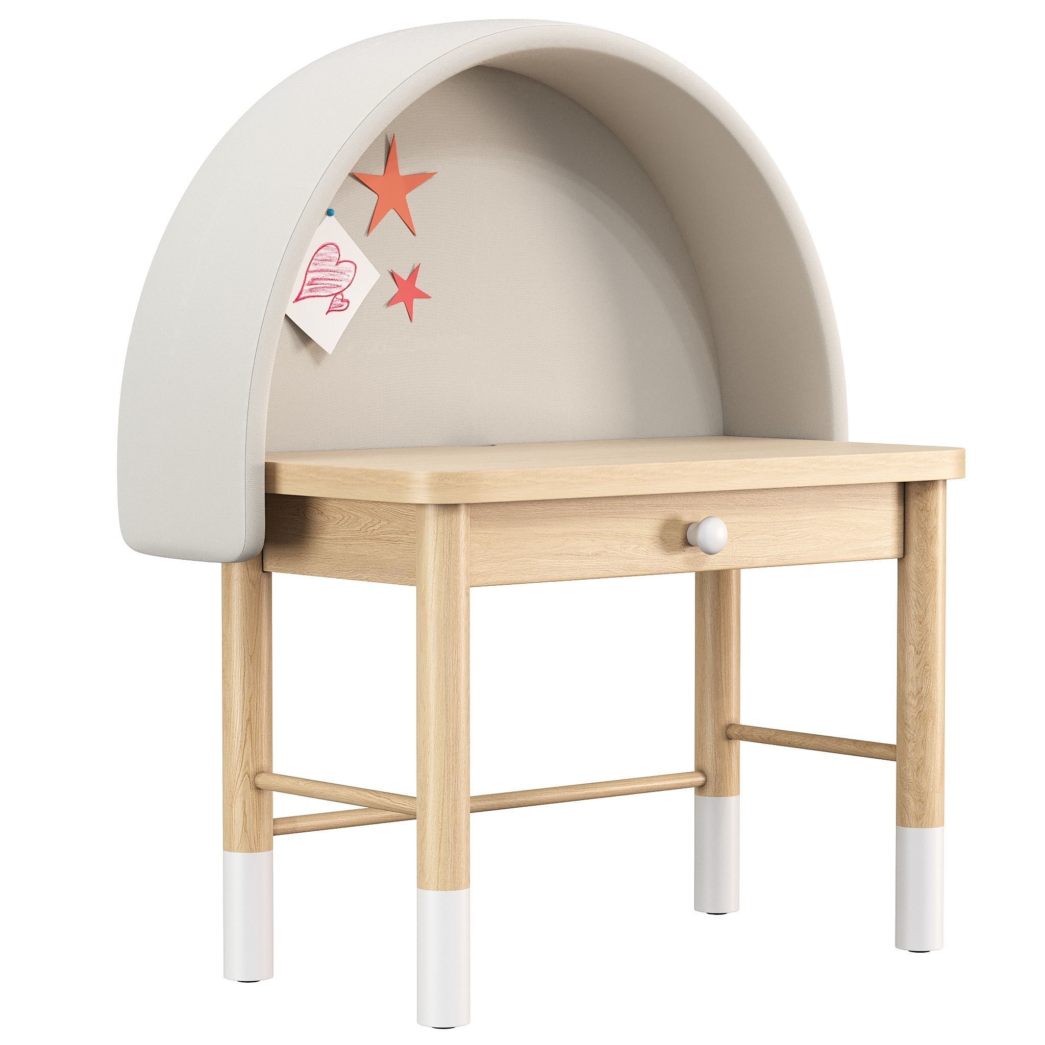 Childrens Furniture Set Axel Drawing 3D model_3