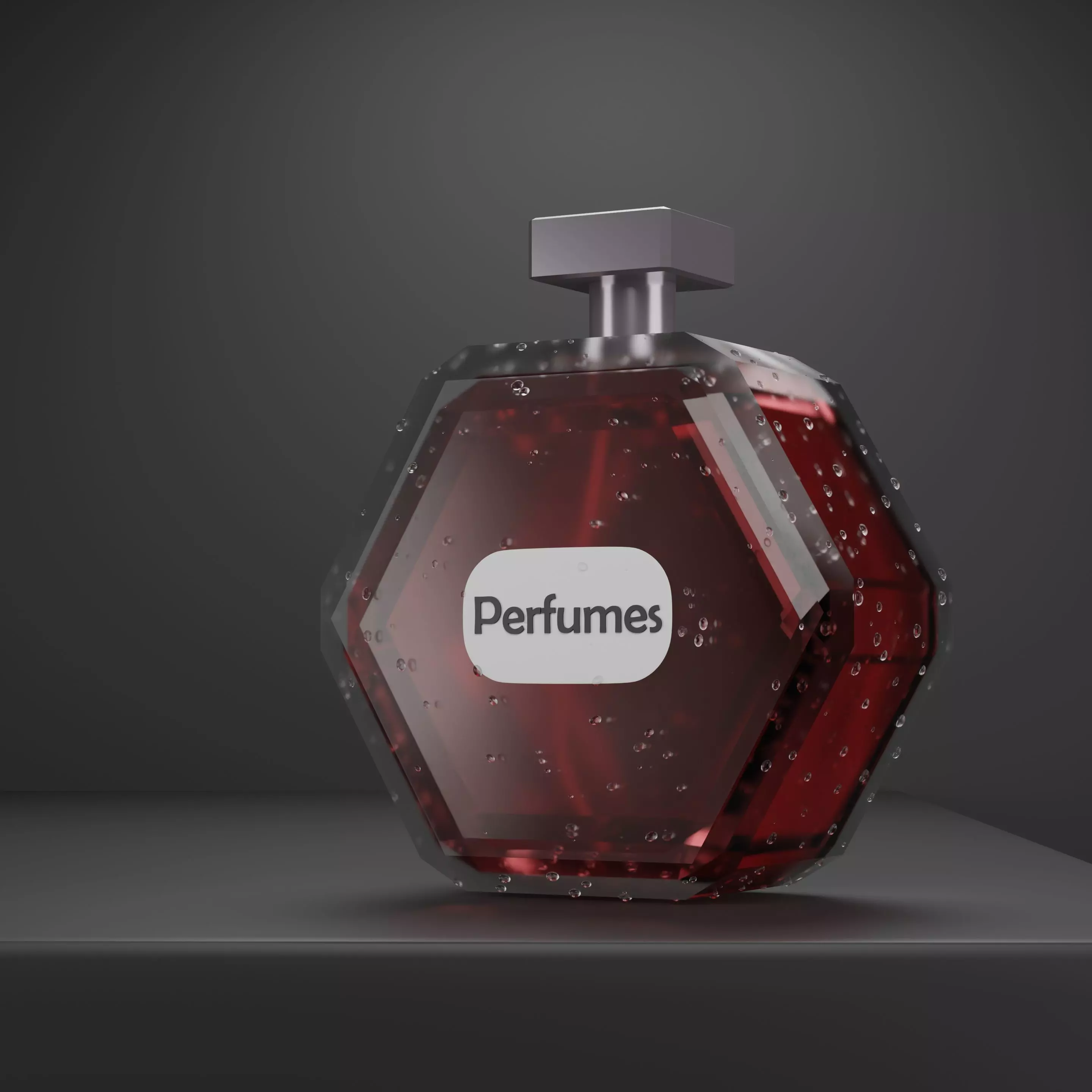 Perfume design 3D model_0