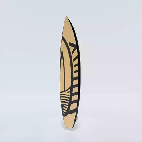 Wood Surfboard