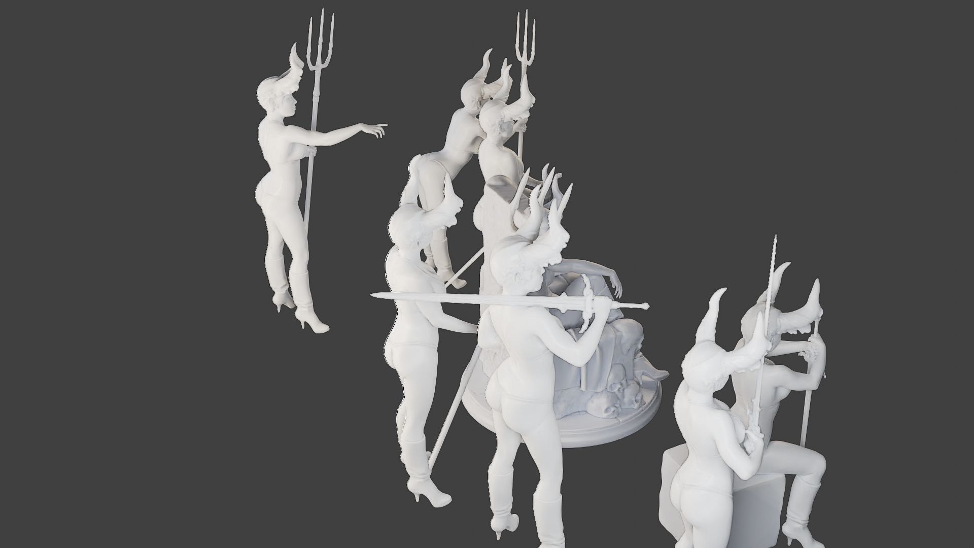 Dark Queen DQ1 Pack1 3D Model Collection_12