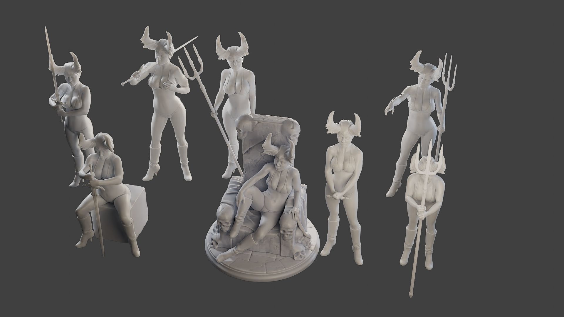 Dark Queen DQ1 Pack1 3D Model Collection_23