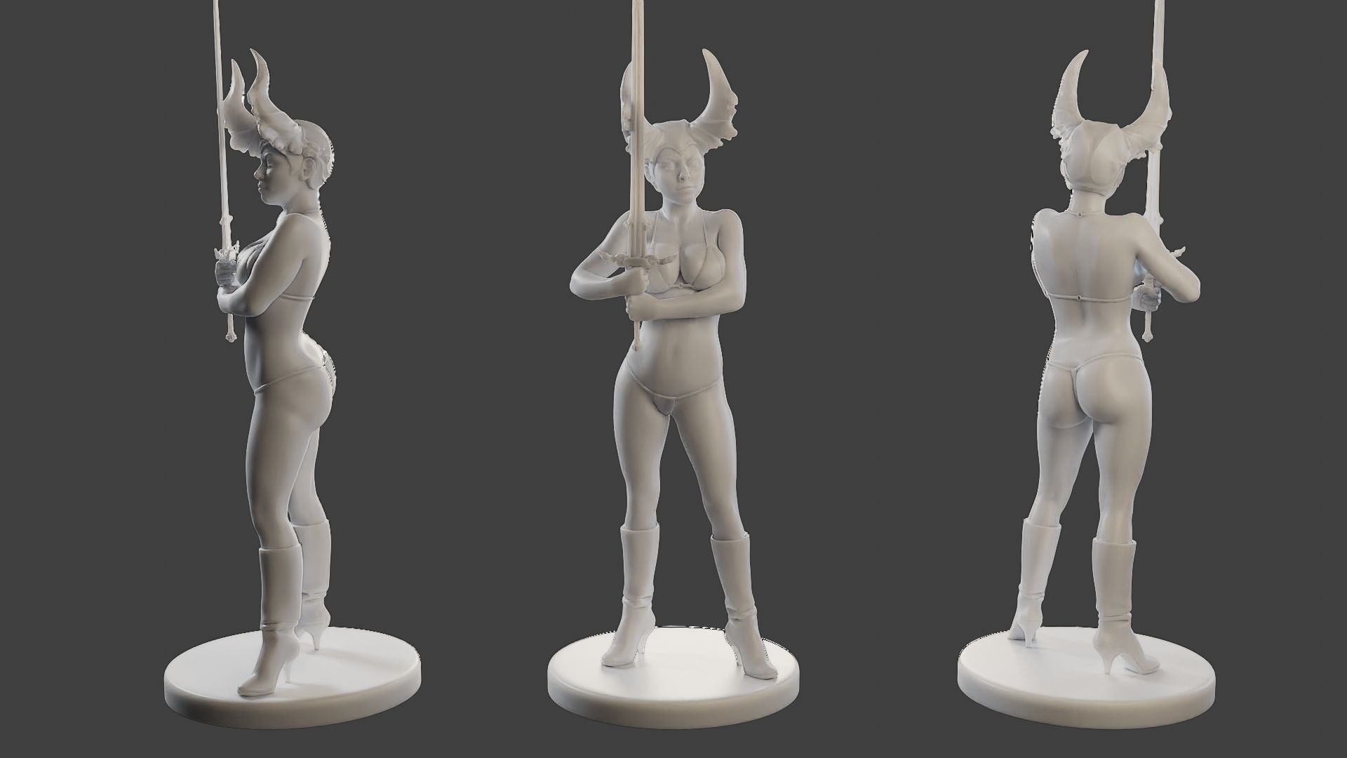 Dark Queen DQ1 Pack1 3D Model Collection_5