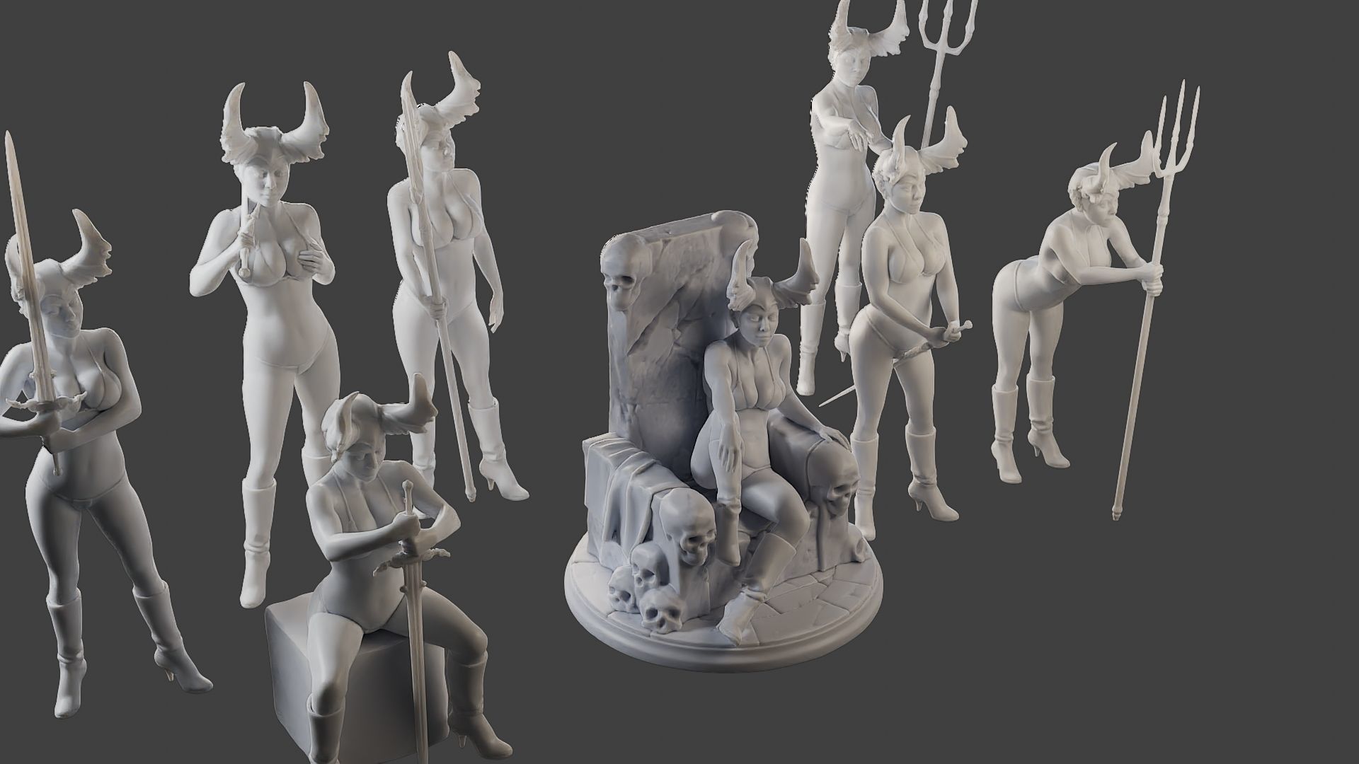 Dark Queen DQ1 Pack1 3D Model Collection_20