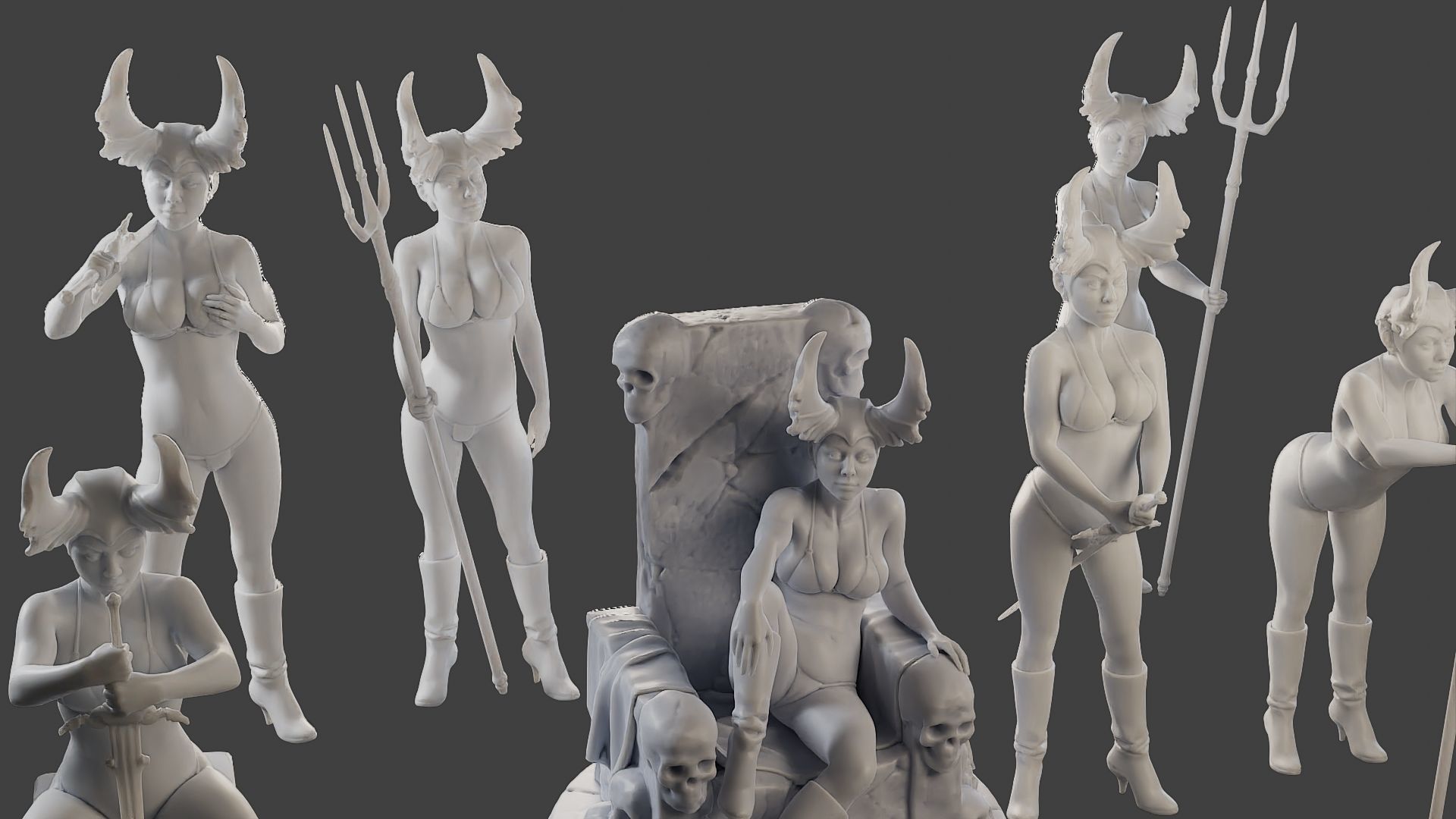 Dark Queen DQ1 Pack1 3D Model Collection_26