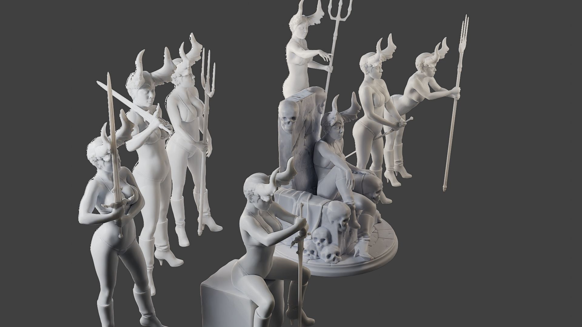 Dark Queen DQ1 Pack1 3D Model Collection_19