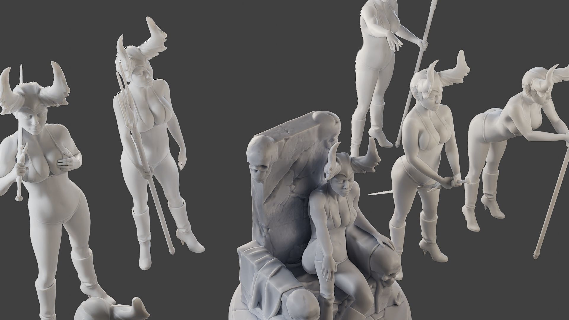 Dark Queen DQ1 Pack1 3D Model Collection_29