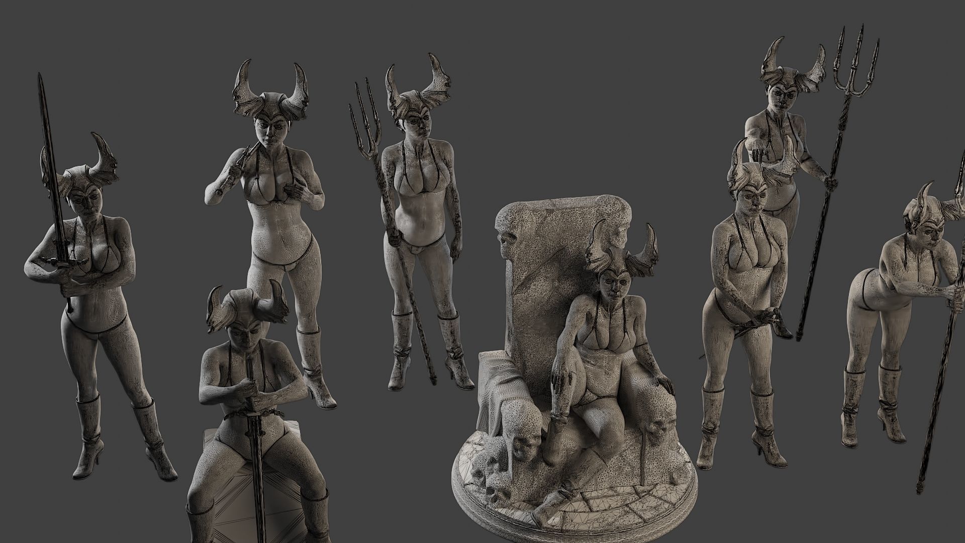 Dark Queen DQ1 Pack1 3D Model Collection_18