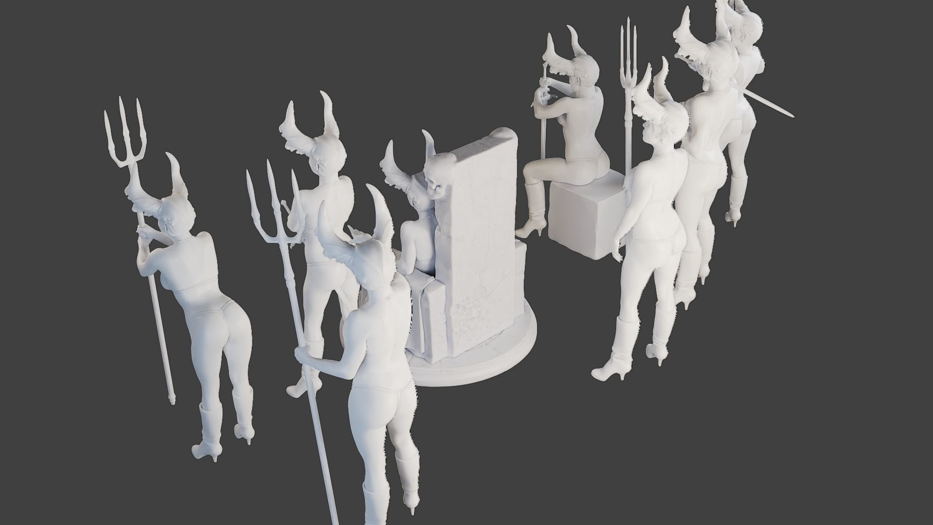 Dark Queen DQ1 Pack1 3D Model Collection_16