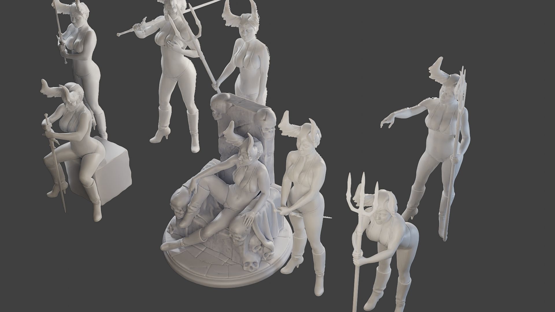 Dark Queen DQ1 Pack1 3D Model Collection_30