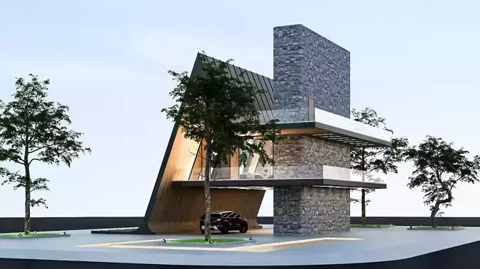 Lima 3D House Exterior Model Download By Al Ghazi Design Studio